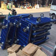 全靜音膠板手推車 300公斤載重王，高效工具車可折疊設(shè)計