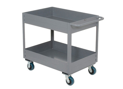 雙層鋼制平板手推車——高效搬運解決方案RCA-0212